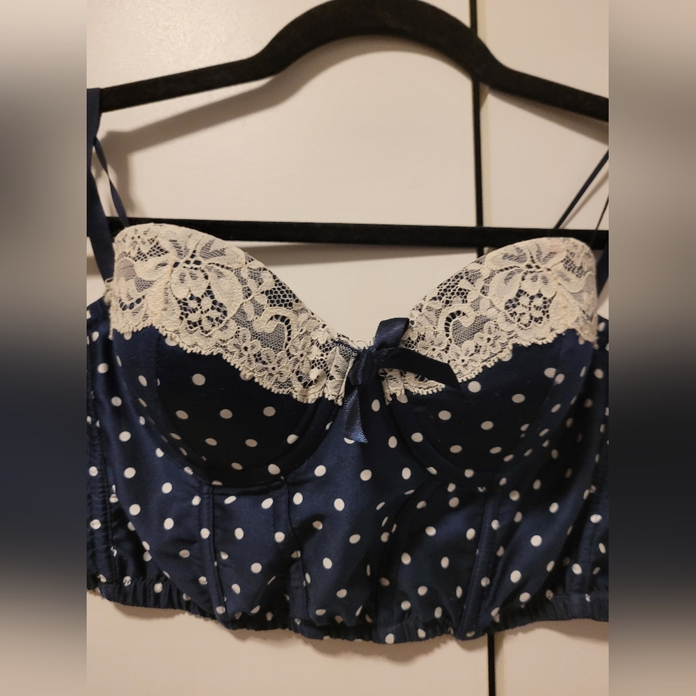 Blue Women's Bustier